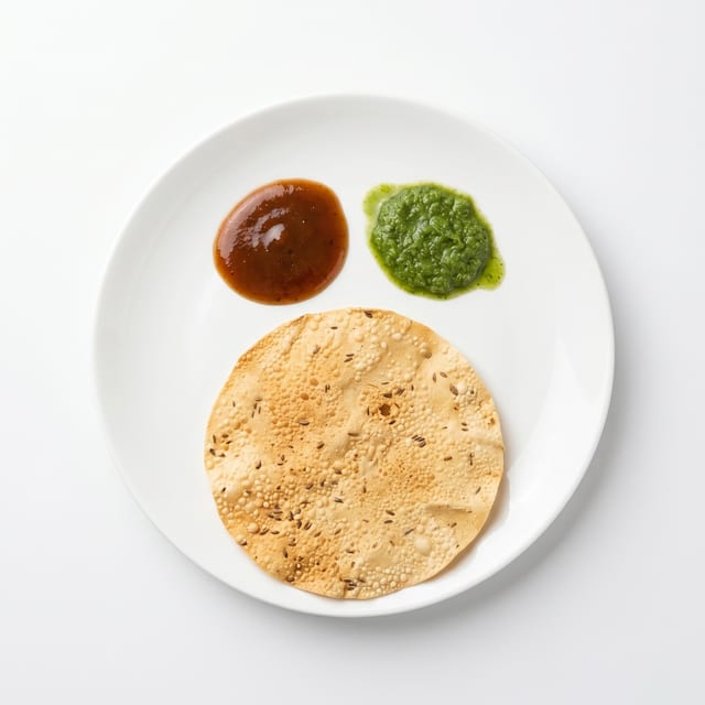 Papadum.