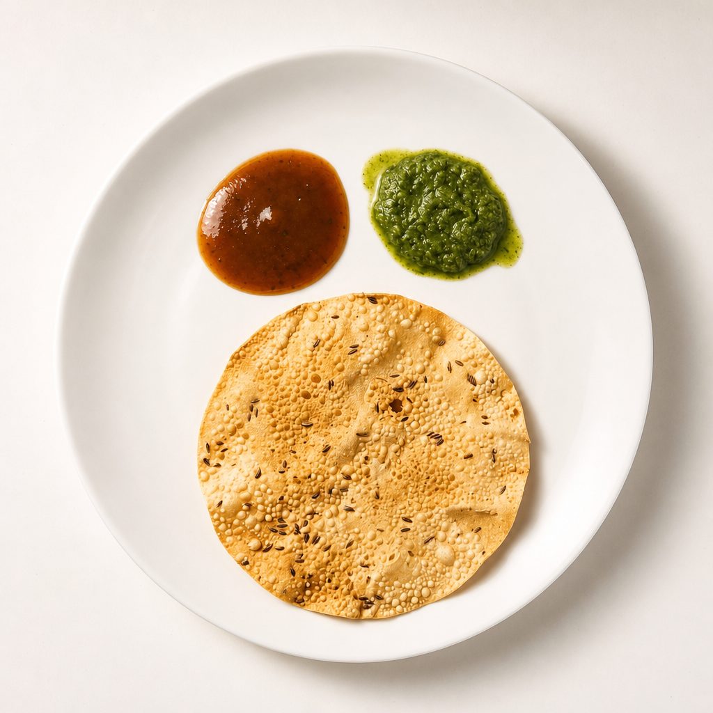 Papadum.