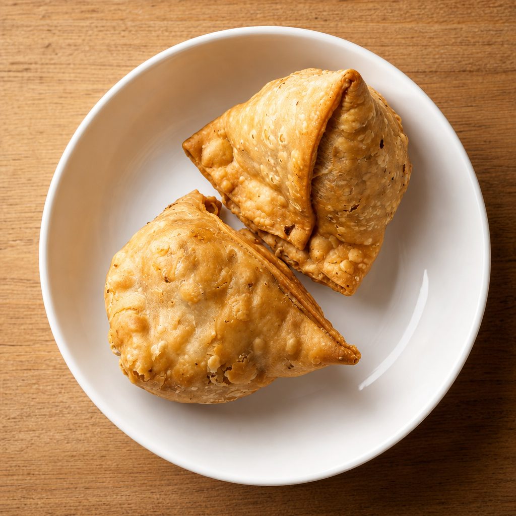 Kheema Samosas.