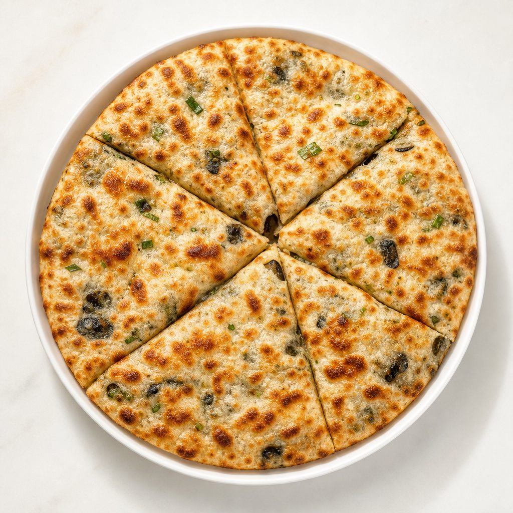 Chilli Olive Naan.