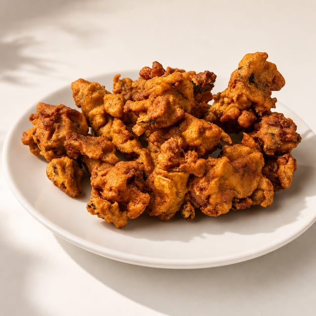 Vegetarian Pakoras.